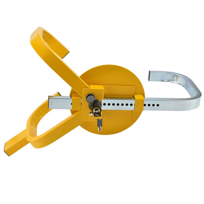 New Heavy Duty 13"-15" Steel Car Van Wheel Clamp Safety Lock for caravan Trailer