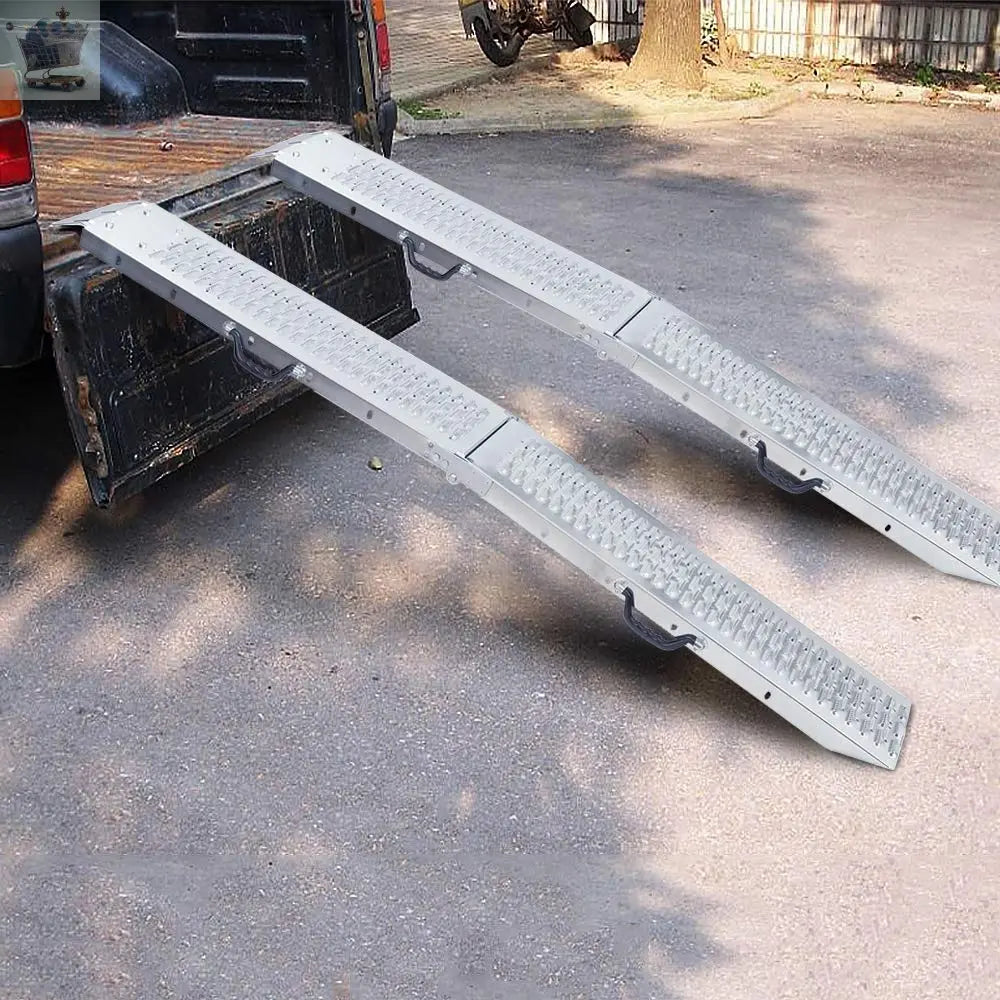foldable 2 piece loading ramp up to 400 kg load Capacity - Royalcart