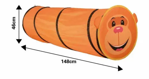 Kids Animal Pop Up Crawl Tunnel Tube Play Tent Toy Indoors/outdoors Garden Game Royalcart