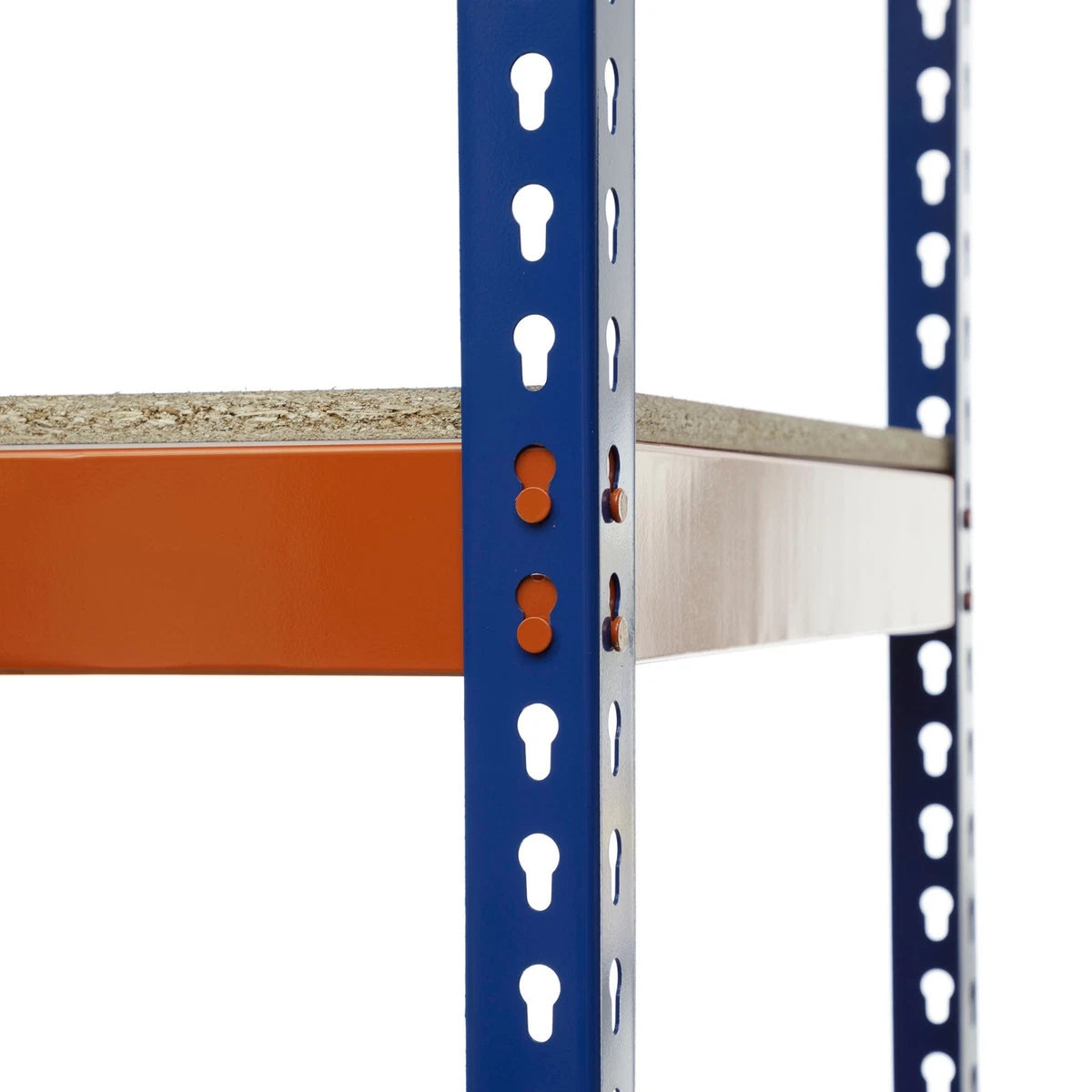 4 Tier Heavy Duty Warehouse Racking 180x240x60cm Garage Shelving Metal Shelf Unit 400kg per shelve