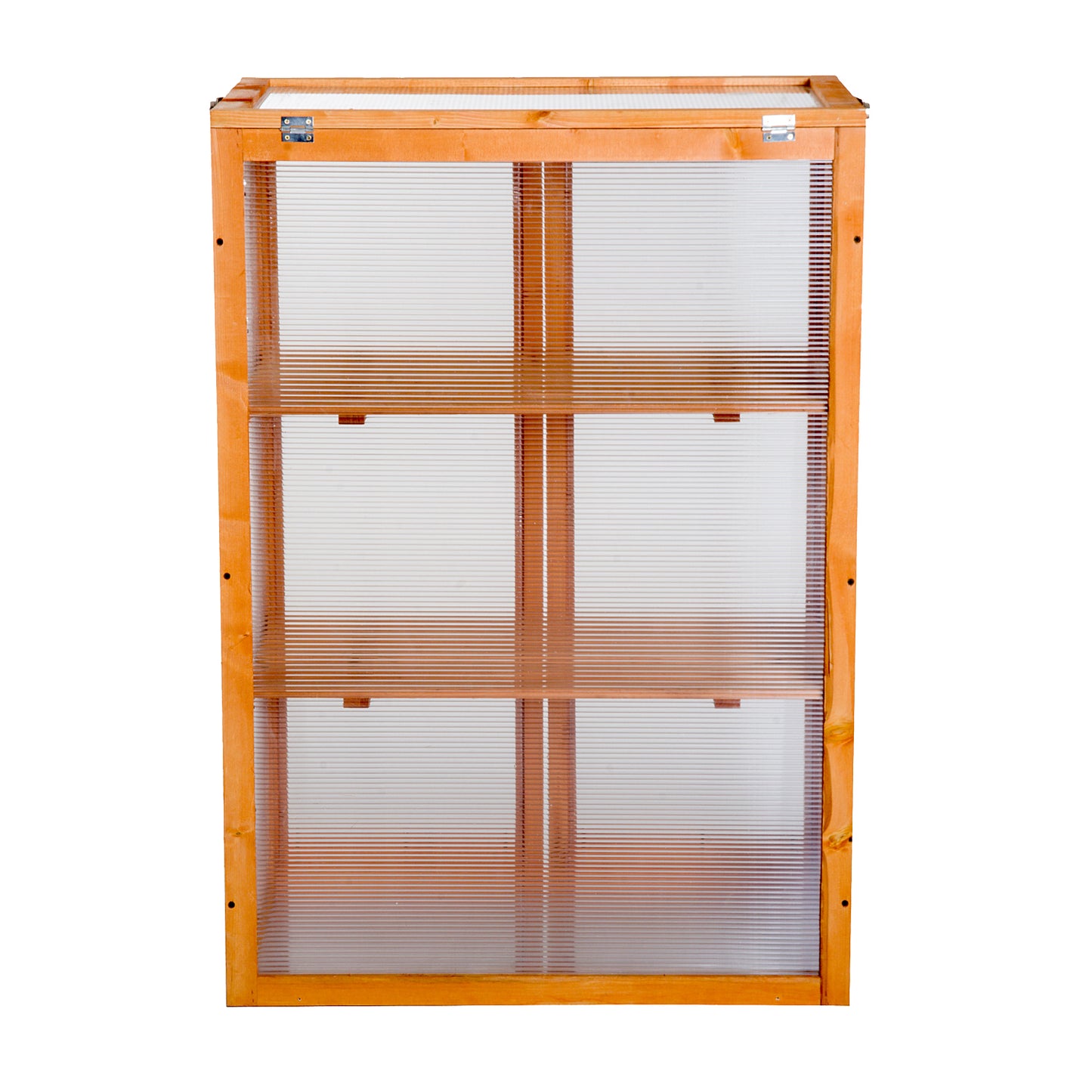 3 Tier Wooden Greenhouse Cold Frame Garden Flower Planting Box Growhouse