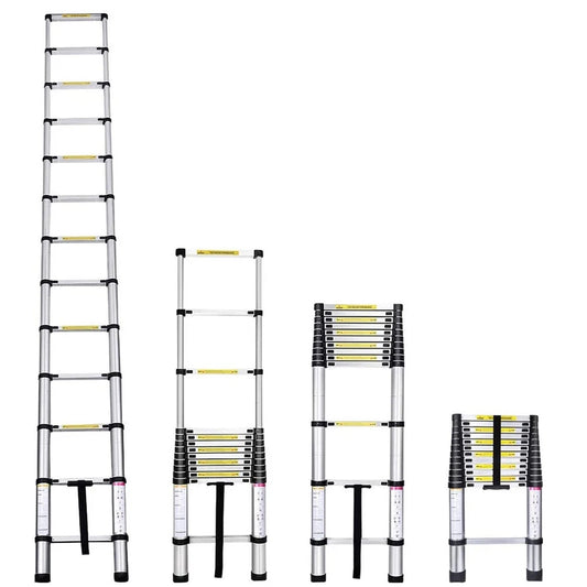 Multi-Purpose Extendable Aluminum Ladders, Folding Telescoping Ladder Extendable