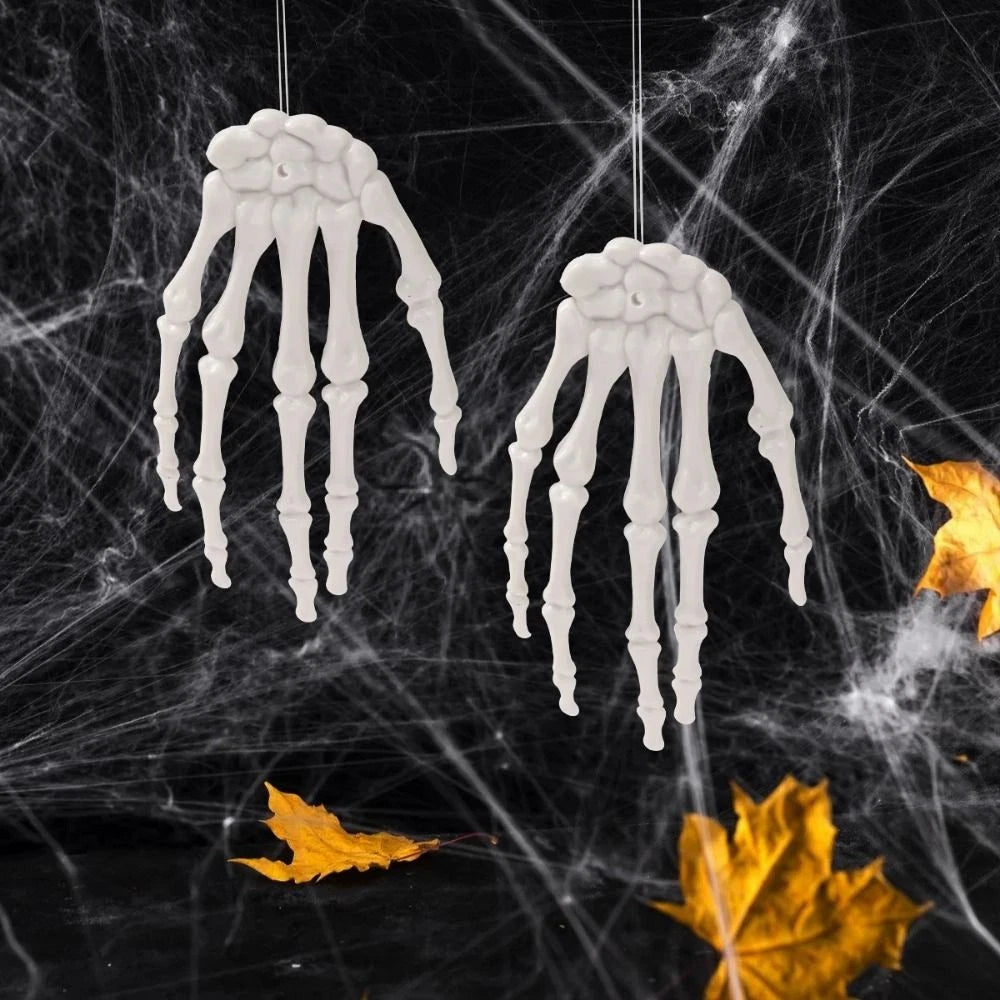Halloween Glowing Skeleton Hand Halloween Decor For Home Horror Hanging Decor