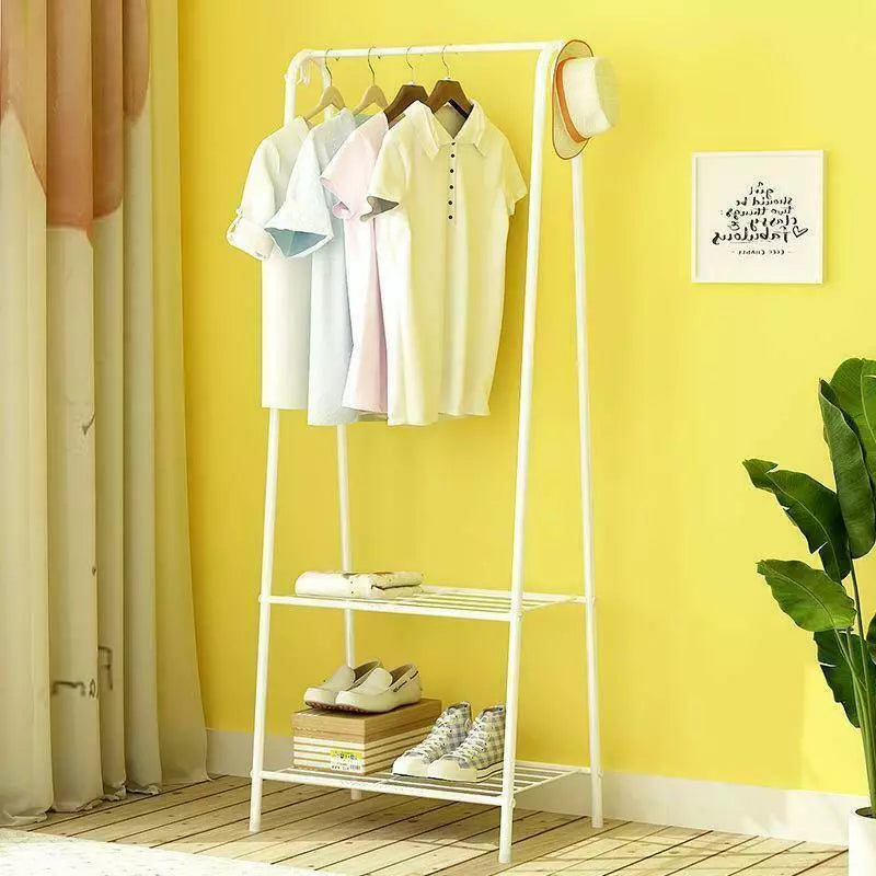 Metal Clothes Rail Hanging Rack Garment Display Stand Storage Shelf