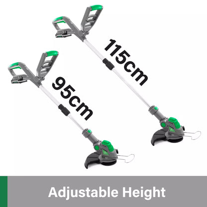 Grass Strimmer Cordless 18V Electric Lawn Edger Trimmer with Battery and Charger