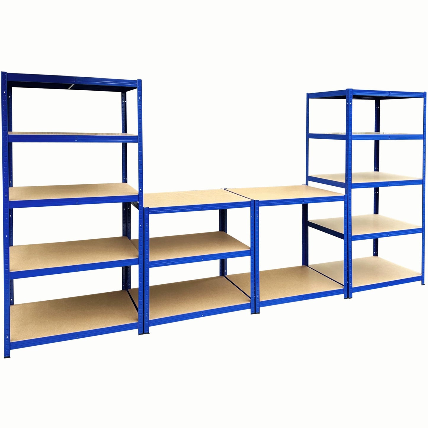 5 Tier Heavy Duty Garage Shelving Unit 3 Bay - 179x90x60 cm - 200kg UDL Per Shelf (1000kg Per Bay)