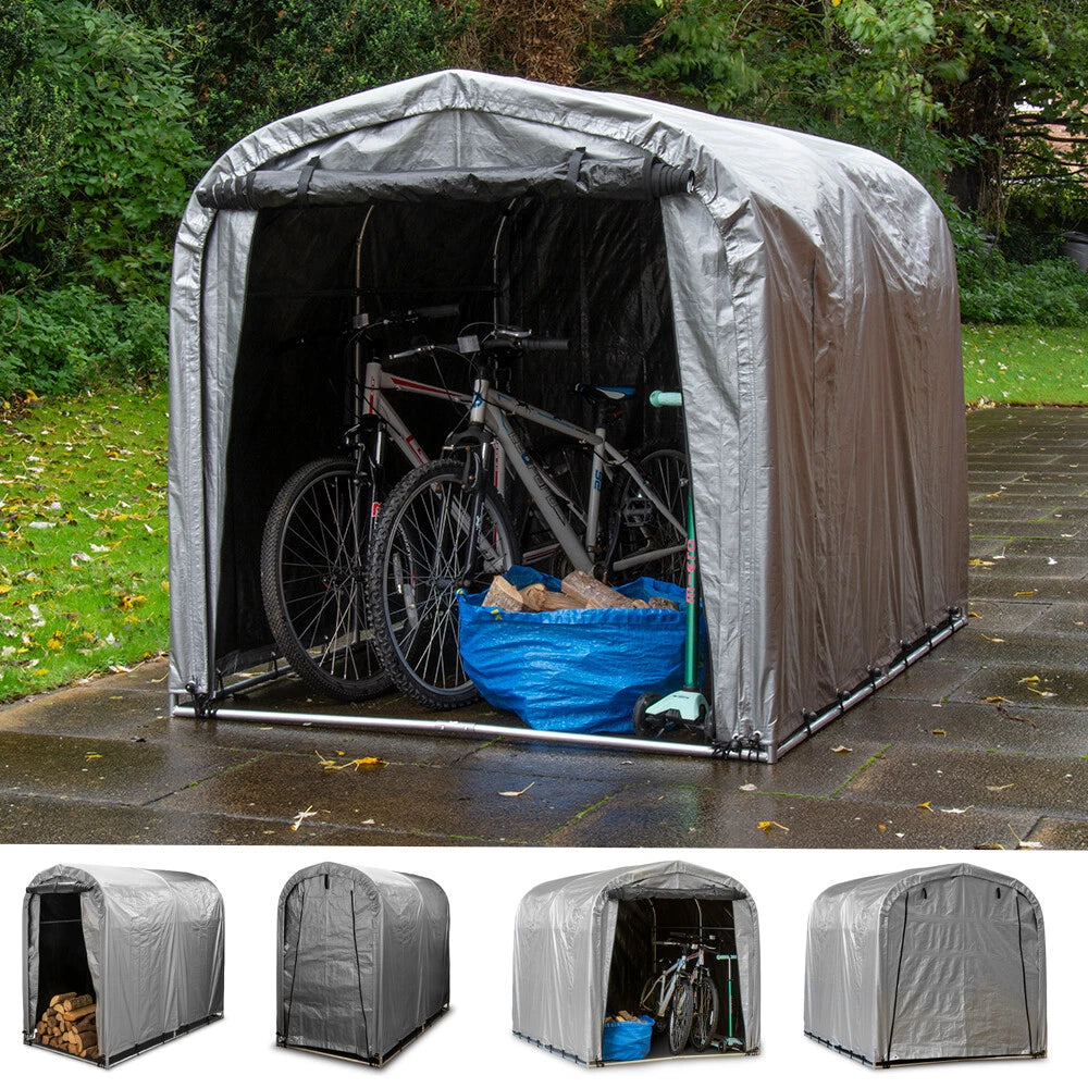 Garden Storage Shelter Bike Shed Log Store Motorbike Moped Scooter Cover