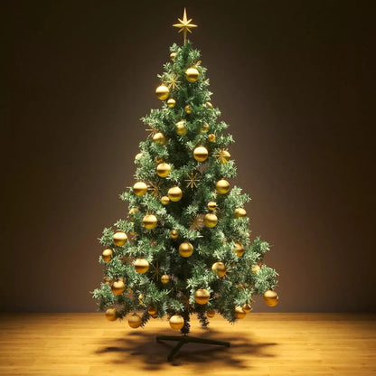 CHRISTMAS TREE WITH STAND BUSHY ARTIFICIAL XMAS TREE HOME DECOR 6ft
