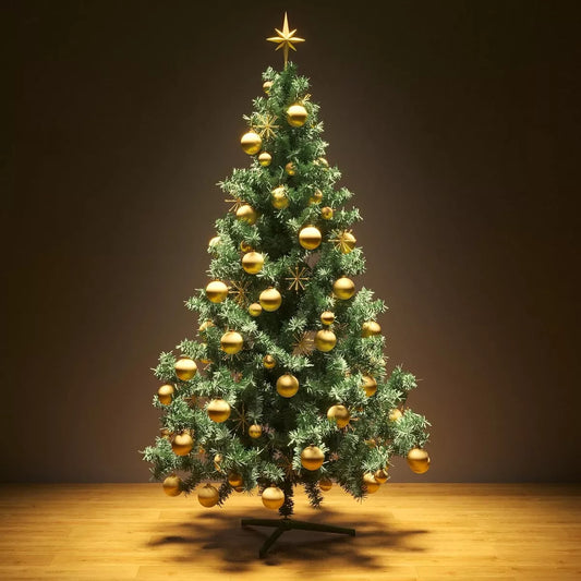 CHRISTMAS TREE WITH STAND BUSHY ARTIFICIAL XMAS TREE HOME DECOR 6ft