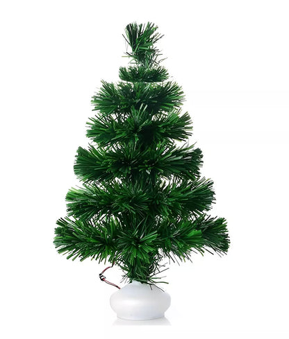 Fibre Optic Christmas Tree 45cm Green Xmas Indoor Artificial Colour Change