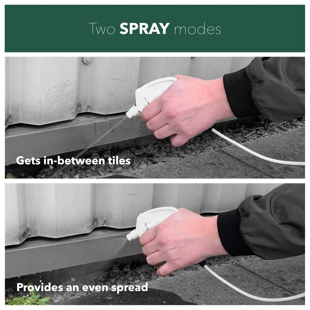 Total Glyphosate Weedkiller 2 x 2.5L Weedblast Rootkill, with Long hose trigger