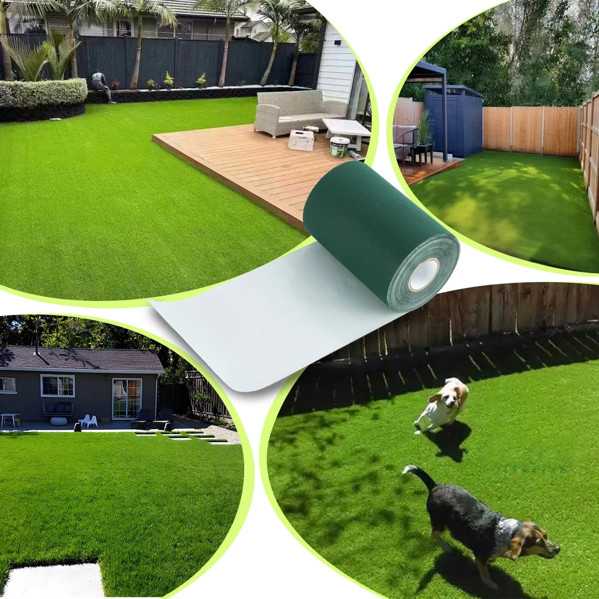 Artificial Grass Joining Tape Self Adhesive Synthetic Turf Lawn Glue Peel