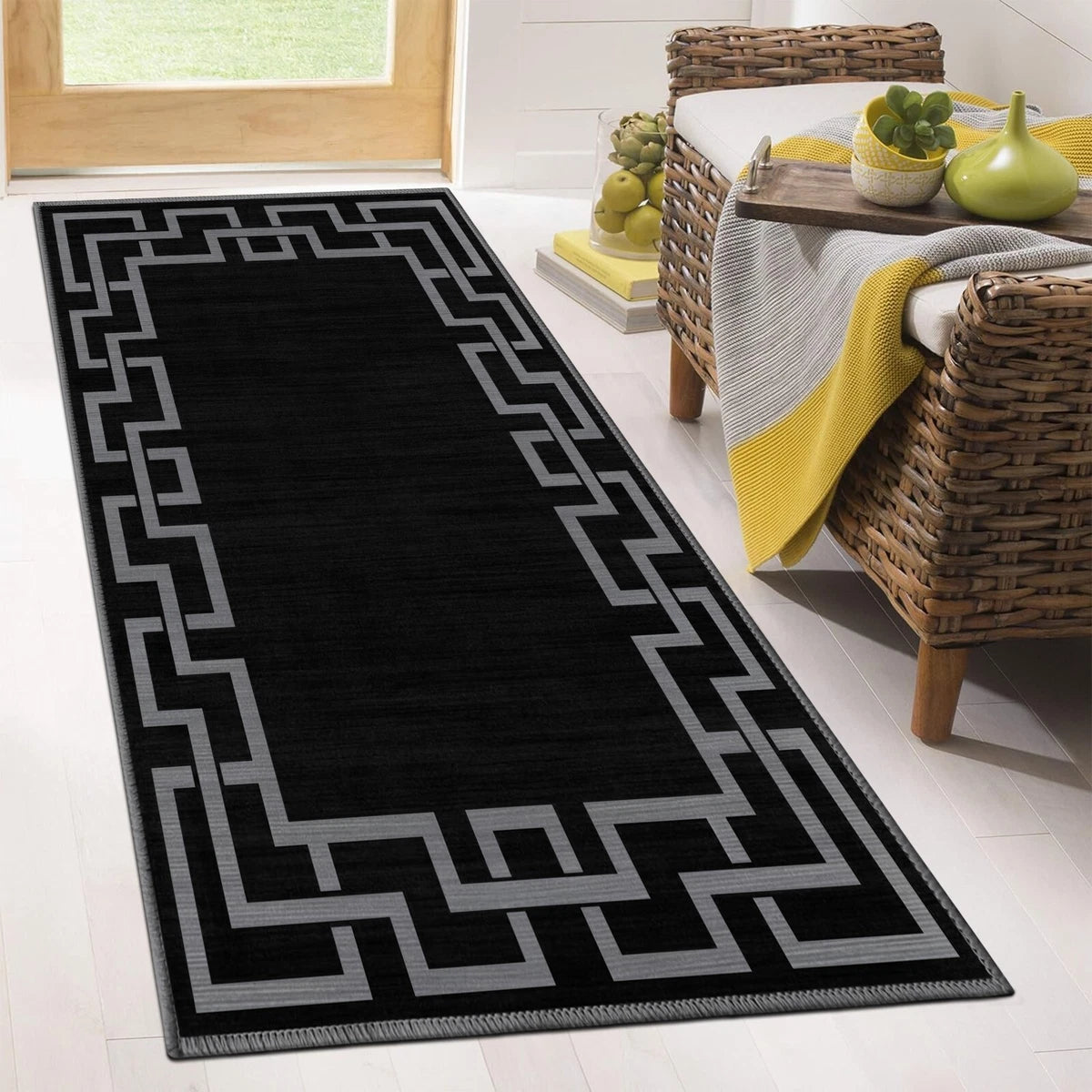 60x220cm Non Slip Hall Runner Rug Long Hallway Runners Kitchen Carpet Door Mat Floor Mats