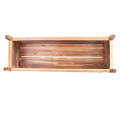 XLarge Wooden Trough Garden Planters Plant Pot Window Box Flower Basket Planting