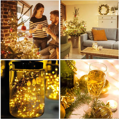 12 Pack Bottle Lights String Lights Wine Lights with Cork 2M 20 LEDs for Party