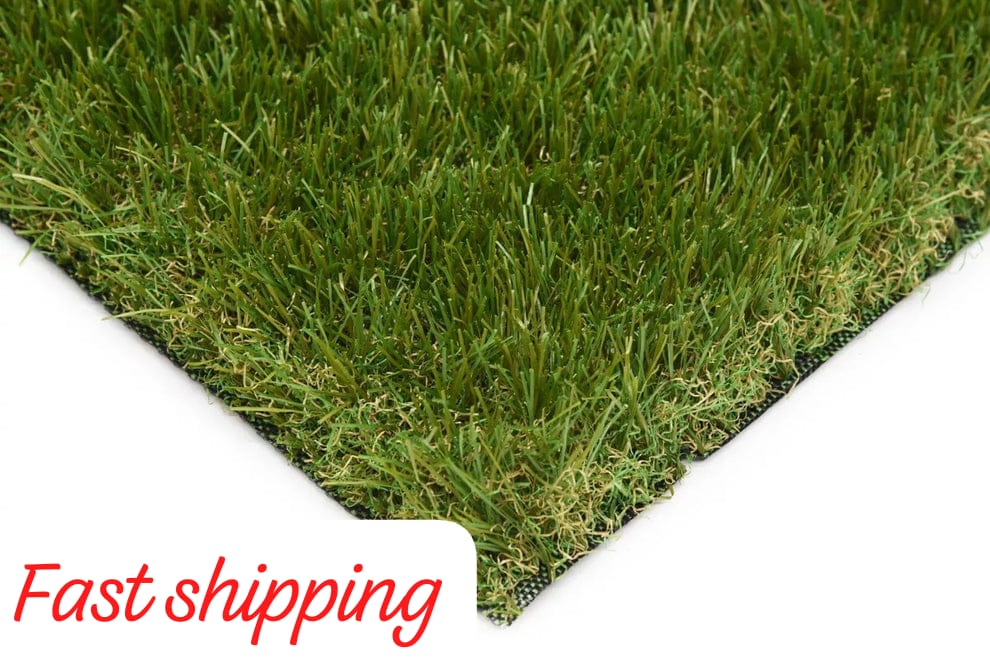 Artificial Grass 40mm Realistic Luxury C Shaped Yarn Astro Turf Fake Grass 3 working days delivery