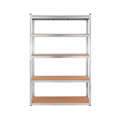 5 Tier Shelving Unit Boltless Assembly 180x120x40cm Heavy duty Garage Industrial Racking