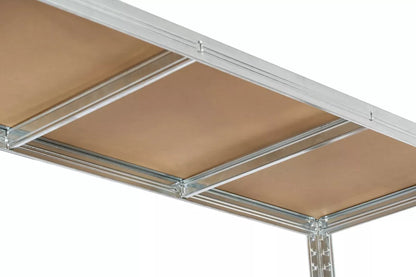 5 Tier Shelving Unit Boltless Assembly 180x120x40cm Heavy duty Garage Industrial Racking
