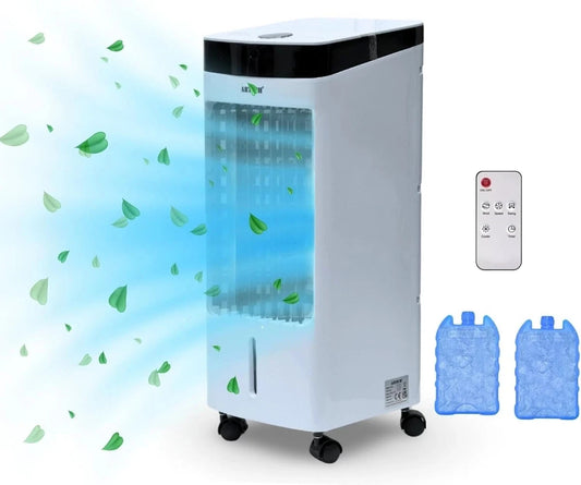 4L Portable Cooler Air Conditioning Unit Fan Evaporative Humidifier With Remote