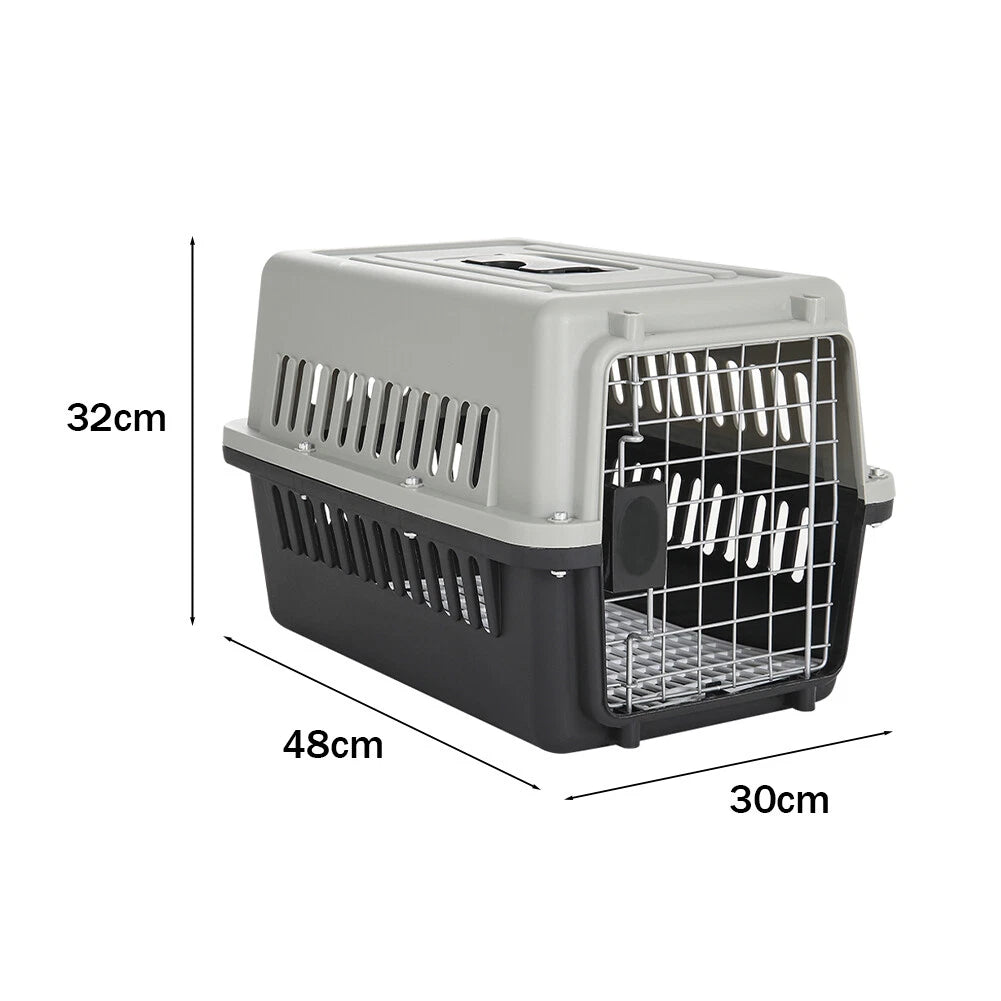 Extra Large Pet Carrier Cat Puppy Travel Cage Dog Carry Basket Transporter Box