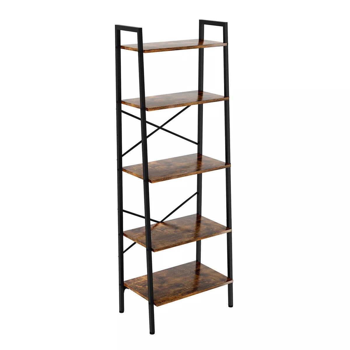 Ladder Shelf Bookcase Tier Display Storage Shelving Unit Stand Wall Rack