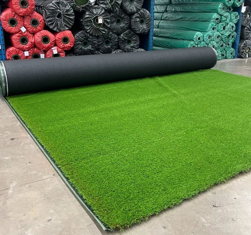 40mm Premium Artificial Grass Realistic Fake Lawn Pet Friendly Turf 2 piece of 5x5m