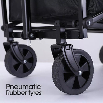 Heavy-Duty Folding Cart Trolley Wagon for Beach Camping Garden 200KG/330LBS