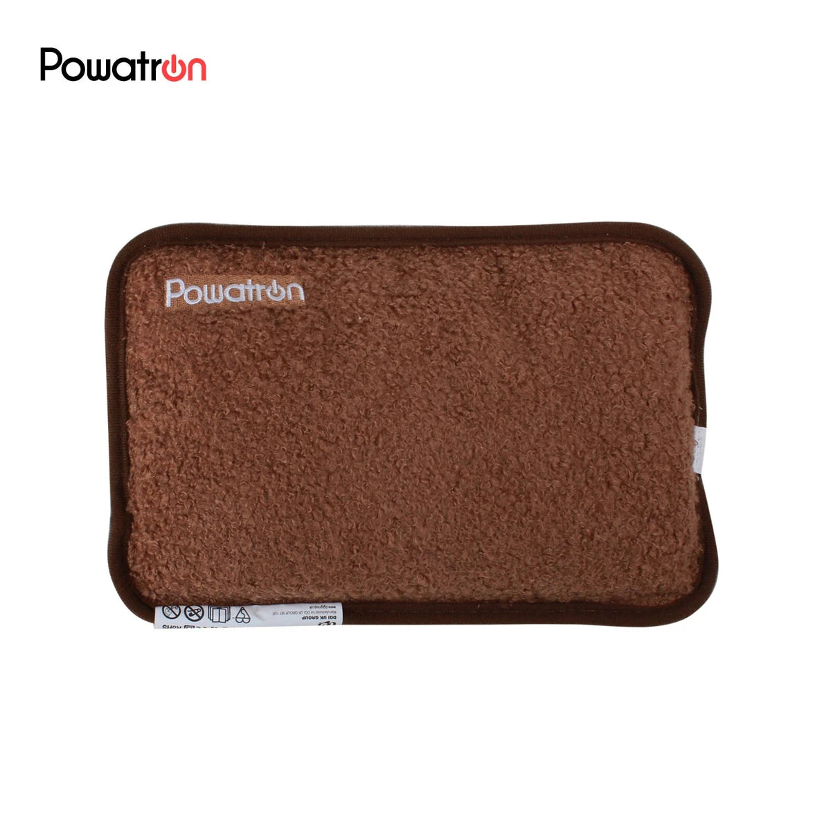 Electric Hot Water Bottle Rechargeable Sherpa Teddy Fabric Hand Warmer Heat Pad