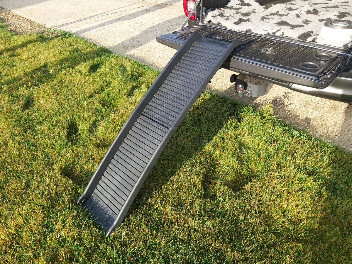 Dog Boot Ramp Travel Folding Dog Transport Lightweight Car Ramp Bi-Fold 156x40cm