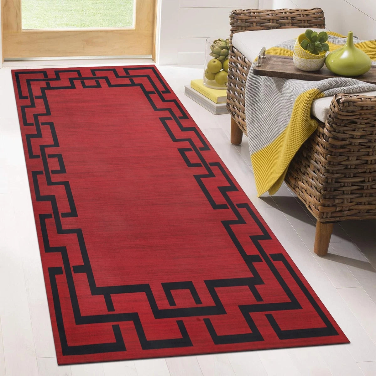 60x220cm Non Slip Hall Runner Rug Long Hallway Runners Kitchen Carpet Door Mat Floor Mats