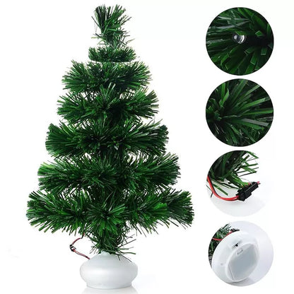 Fibre Optic Christmas Tree 45cm Green Xmas Indoor Artificial Colour Change