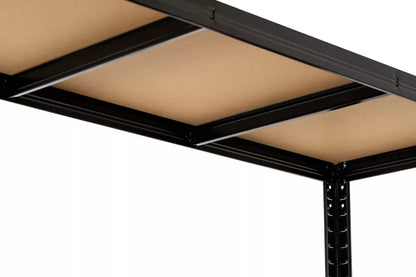 NEW Racking Boltless Garage Shelving Unit - 180x120x45cm, Black, 1000kg