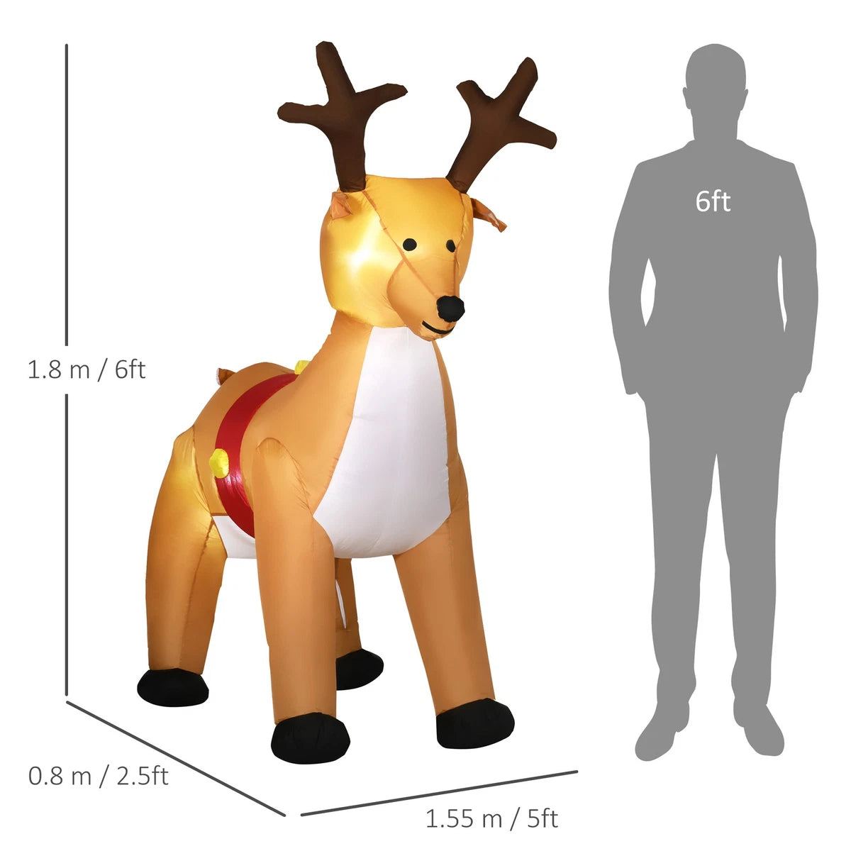 Christmas Inflatable Reindeer