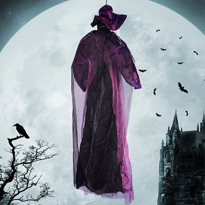 Halloween Life Size Talking Witch Scary Decor Animated Spooky Animatronic Witch