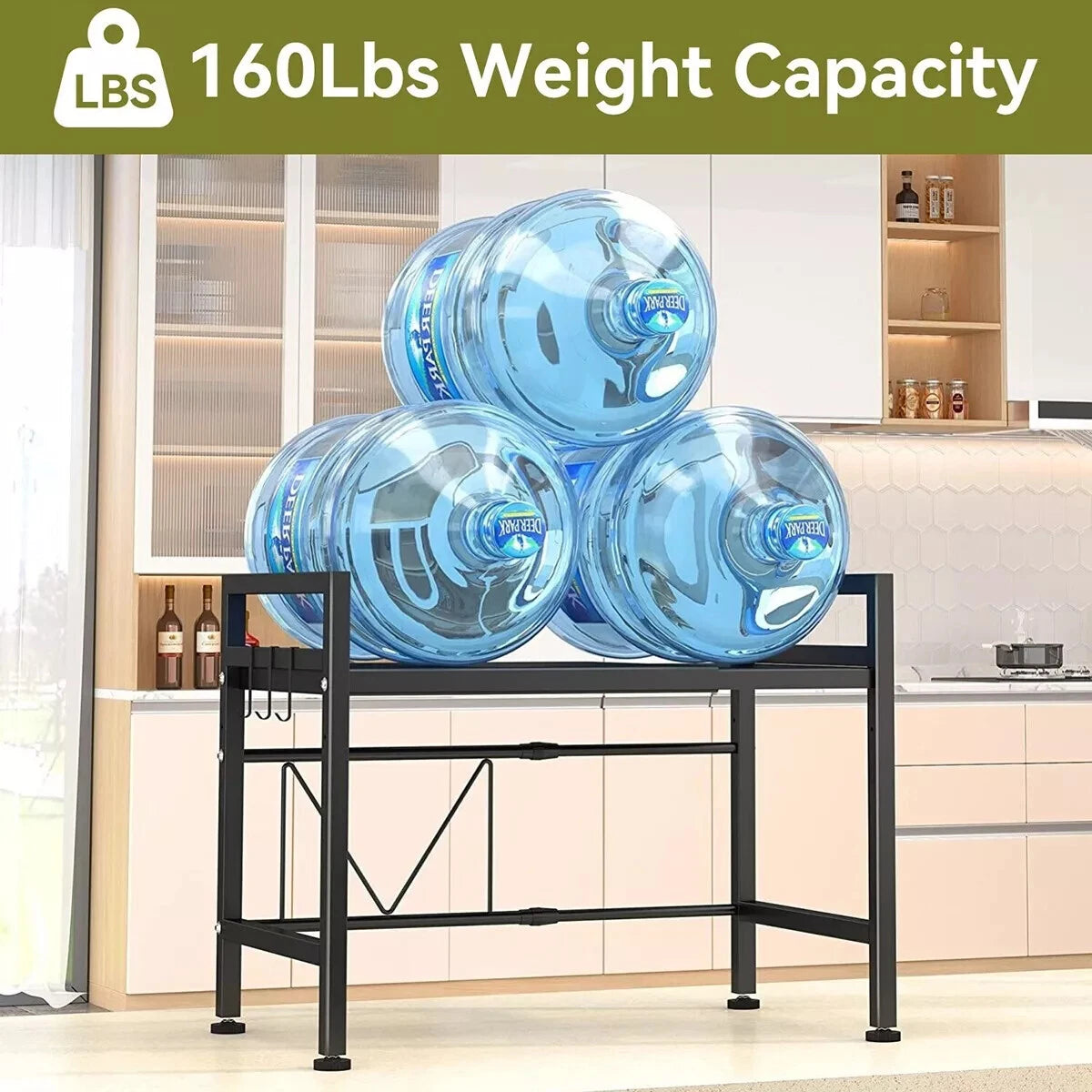 2 Tier Expandable Microwave oven Rack Stand Storage Holder Kitchen Corner Shelf
