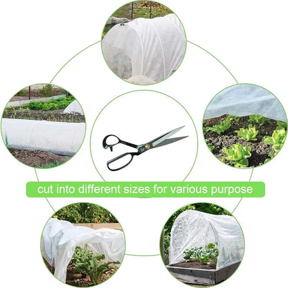 Garden Plant Fleece,Plant Covers Freeze Protection 2.5m x10m,Horticultural Fleece Frost Blanket Cover