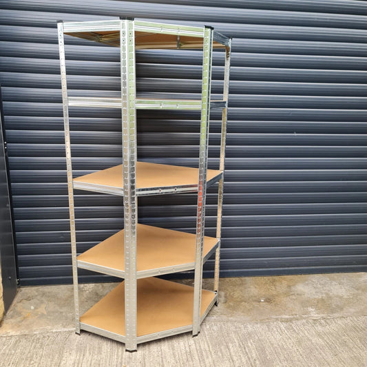 5 Tier Heavy Duty Corner Garage Storage Racks 180cm