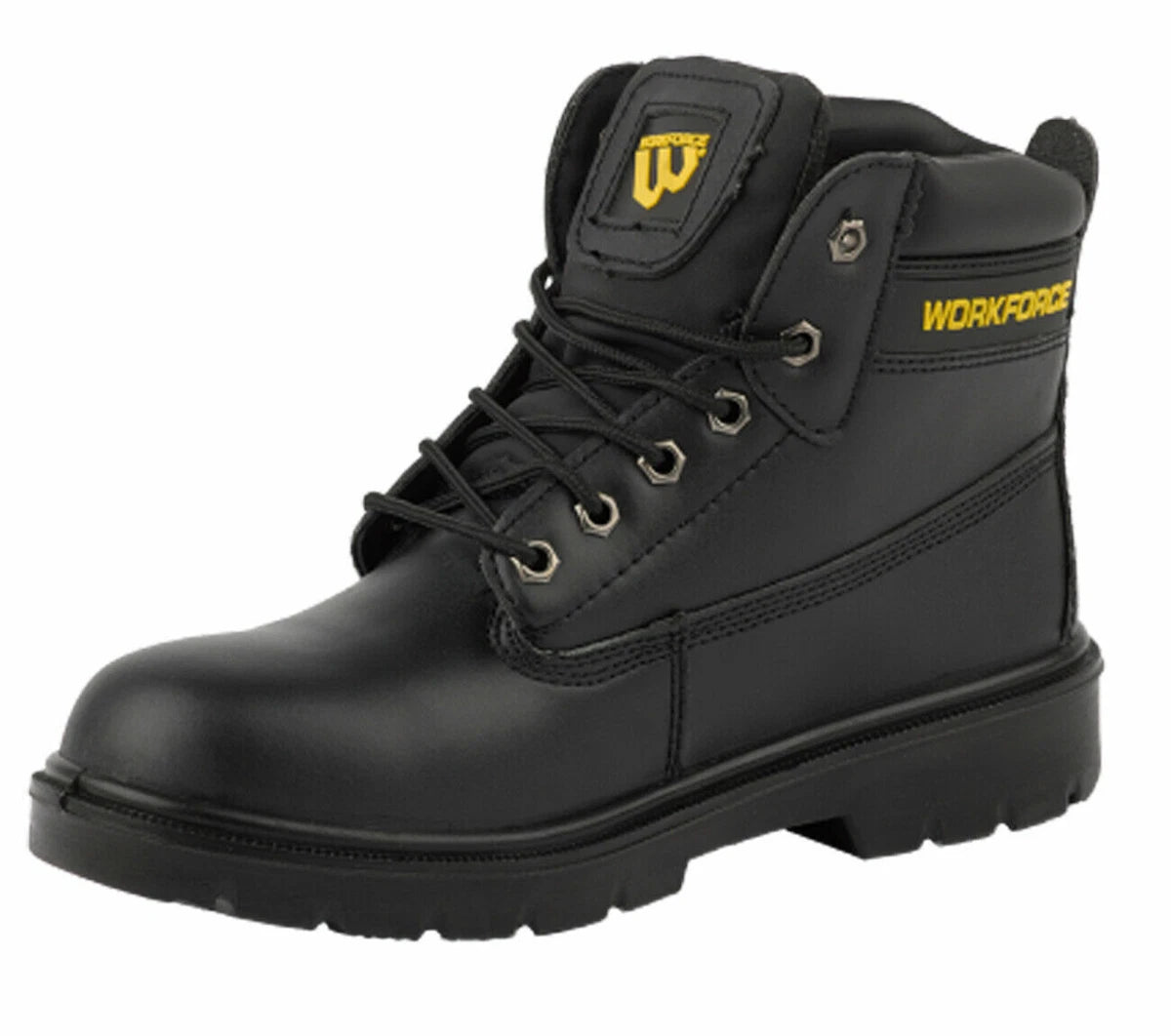 Mens Leather Ankle Safety Boots Lace Up Steel Toe Cap Work Boots Hiker Shoes