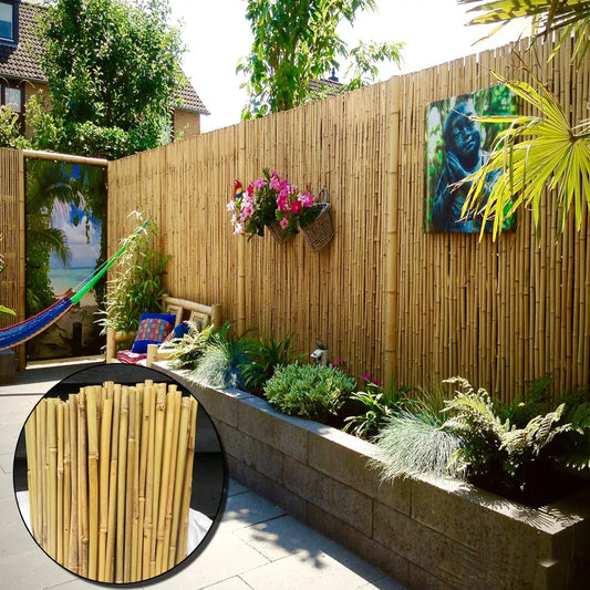 8ft Strong Heavy Duty Professional Bamboo Plant Support Garden Canes
