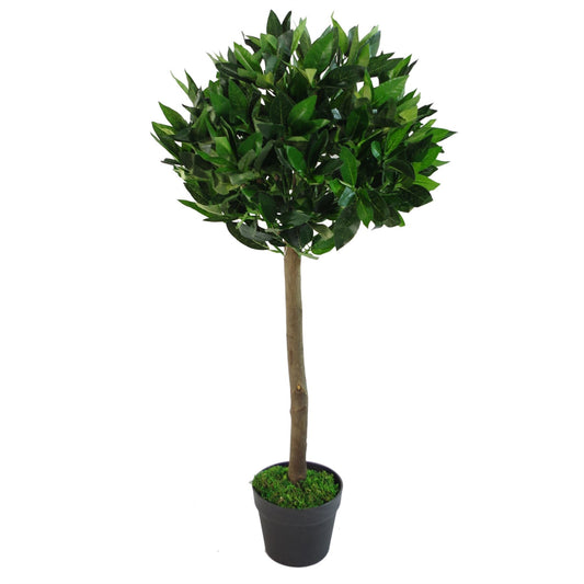90cm Artificial Topiary Tree  Bay Laurel Plants for Display Home or Office -