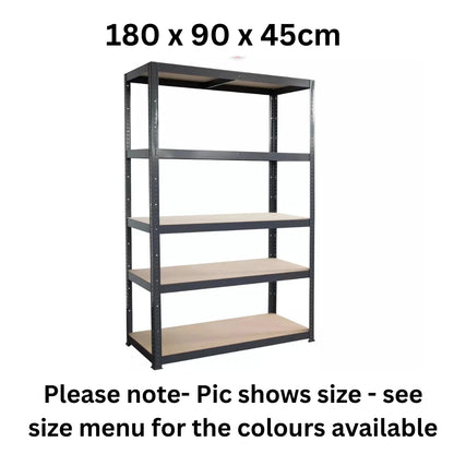 180x90x45cm heavy-duty boltless metal steel shelving shelves storage