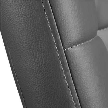 Home Office Chair Faux Leather Computer Desk Chair Adjustable Swivel Chair Arms