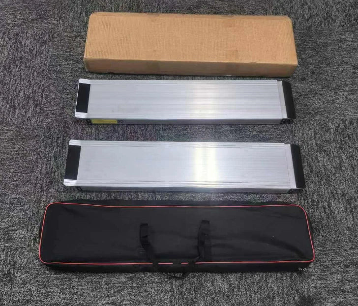 5ft (150cm) Folding Portable Wheelchair Ramp Mobility Scooter Home/Car Threshold