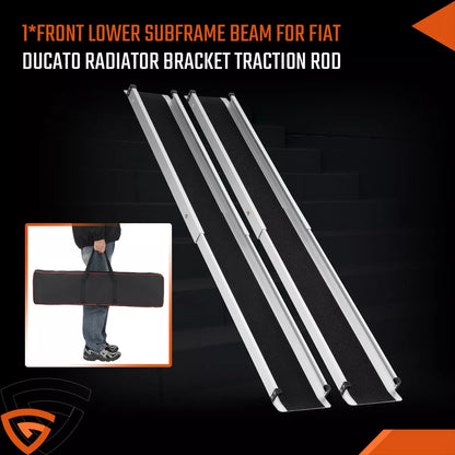 5ft (150cm) Folding Portable Wheelchair Ramp Mobility Scooter Home/Car Threshold