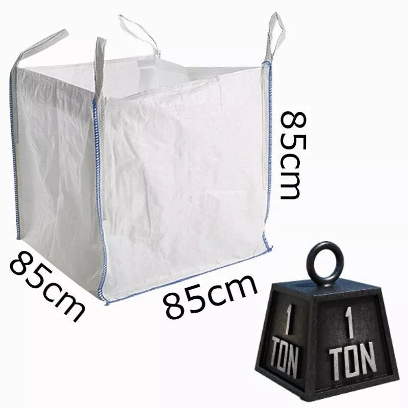 One Tonne FIBC Dumpy Bags 1 Ton Bulk Jumbo Builders Garden Aggregate Sack