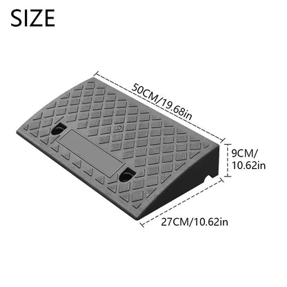 2Pcs Heavy Duty Kerb Door Ramps Wheelchair Mobility Scooter Portable Access Ramp