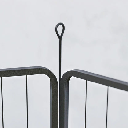 Dog Pen, 12-Panel Puppy Pen for Large Dogs, 100Hcm, Black