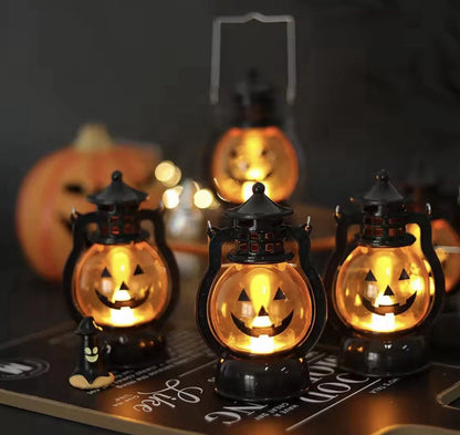 Halloween Pumpkin Lantern Light – Jack O’ Lantern LED Lamp Decoration (12.6cm