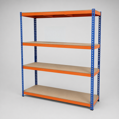 Warehouse Racking 4 Tier Shelving Heavy Duty 250kg Storage Garage Workshop shed
