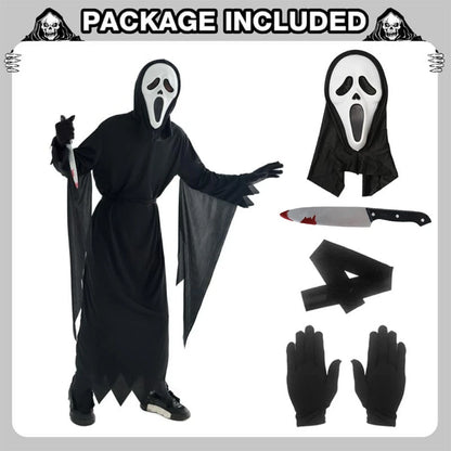 Scream Costume Scary Ghost Face Mask Halloween Adult Scary Scream Cosplay